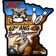 Air National Guard Bowling Tournament patch logo
